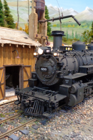 K36 488 at sand house – Laurie McLean|Midwest Model Railway Club