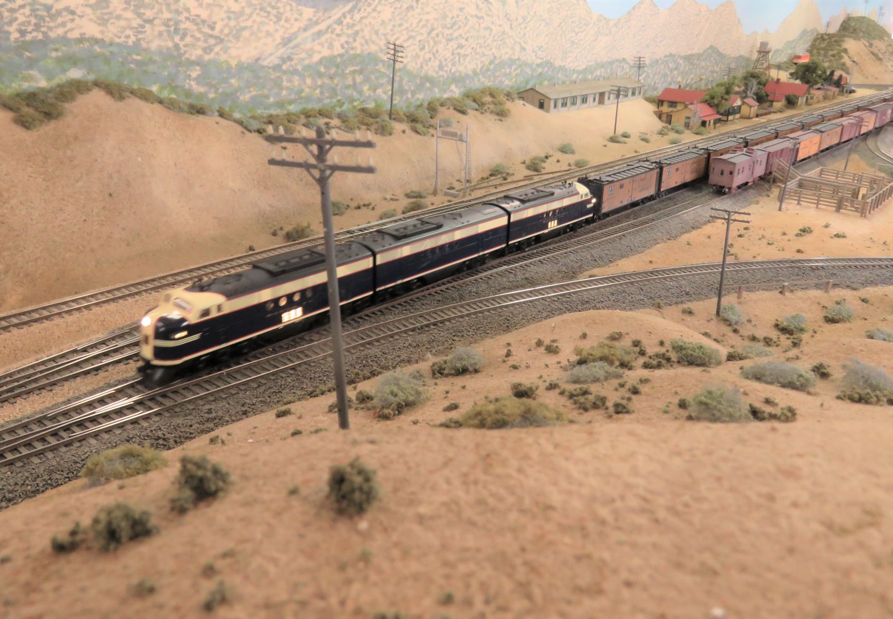 Santa Fe freight with FT_s Passing Summit on Cajon Pass. – Rob McLear|Photo Gallery