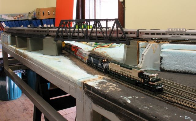 Triple By Pass on the new N Scale exhibition layout|Hills District MRC