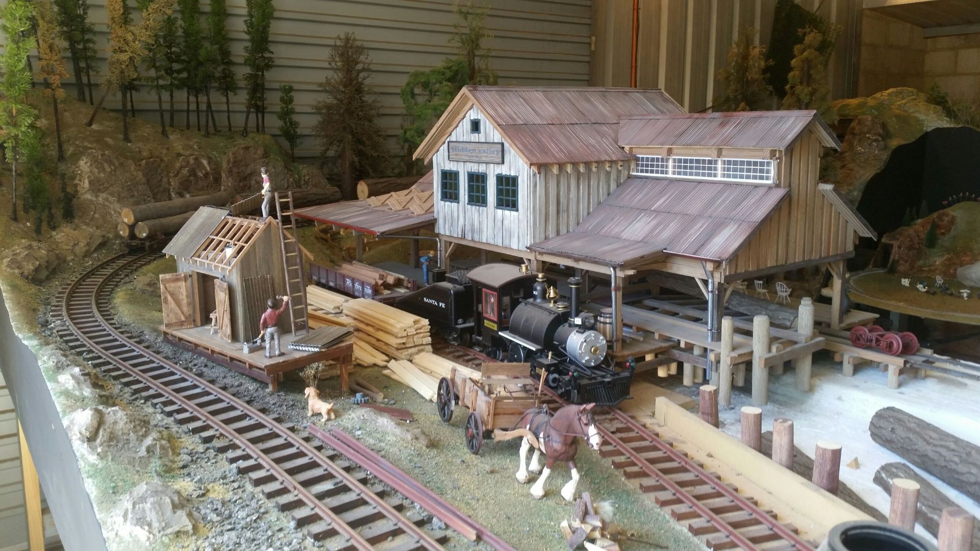 Hidden Valley G-Scale Timber Mill – David Whibley|NMRA Photo Gallery