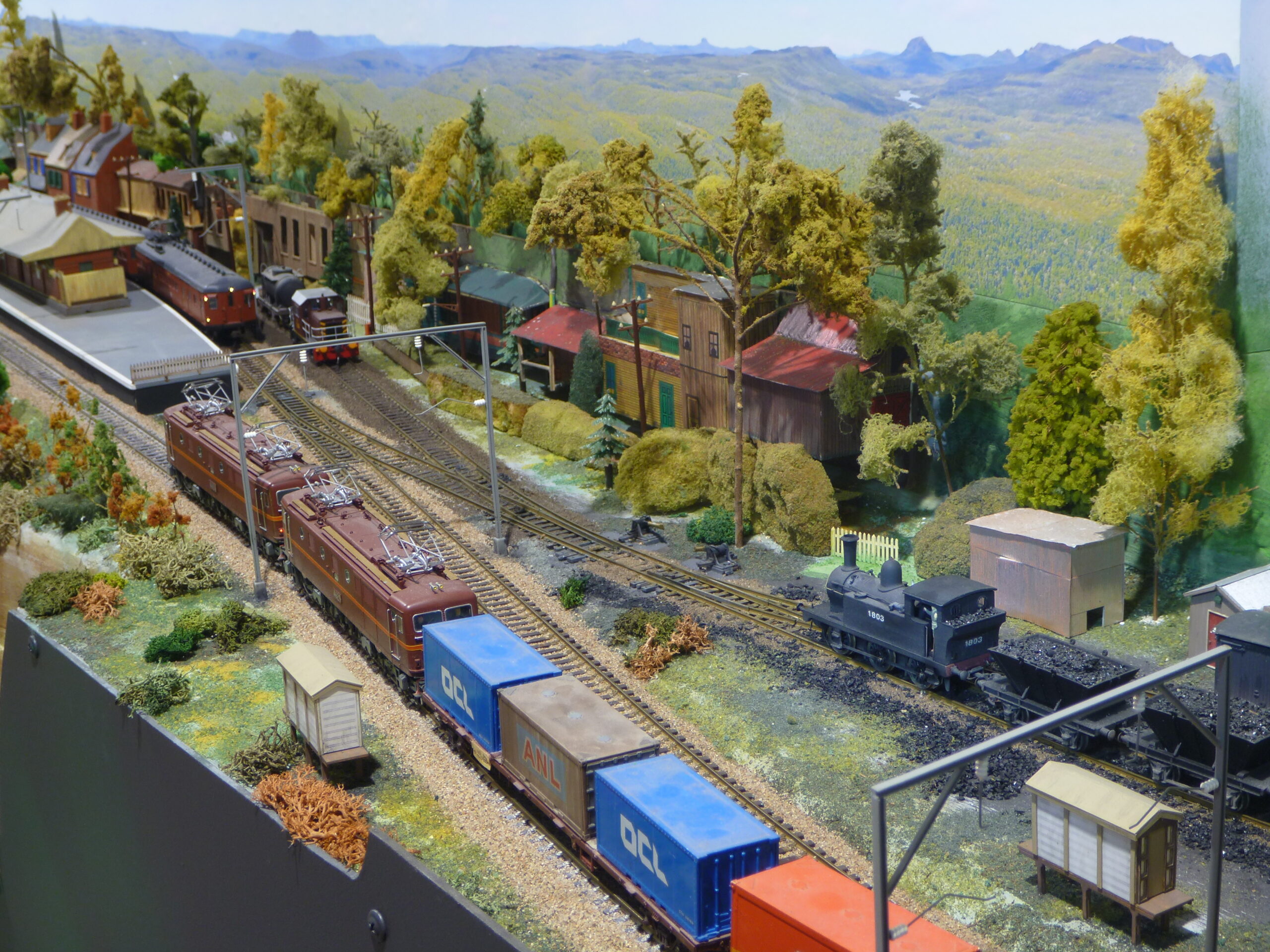 It_s a busy day at Weatherboards station – Ian Barnes|NMRA Photo Gallery