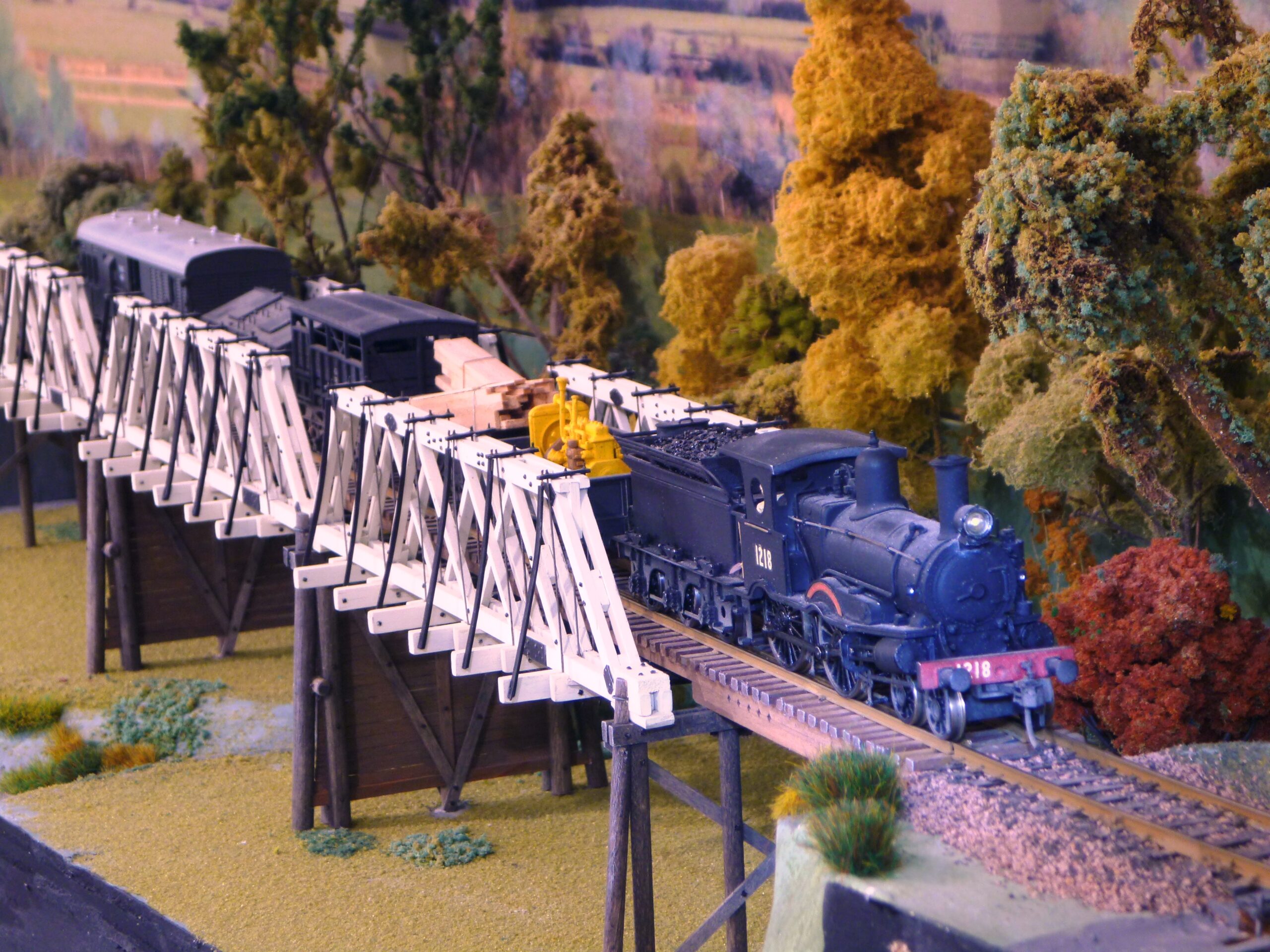 The Daily Mixed Goods trundles across Farout Creek – Ian Barnes|NMRA Photo Gallery